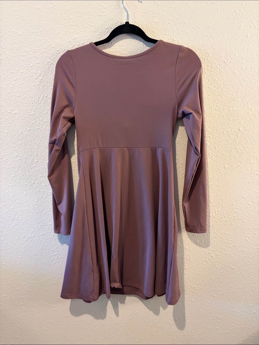 wild fable Mauve Twist-Front Long Sleeve Dress - Picture 3 of 3